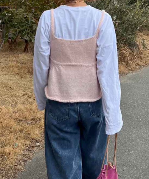 Flugge（フラッジー）の「リボンフレアニットビスチェ（その他トップス・レディース・ブルー/ピンク・FREE）」の20枚目の写真