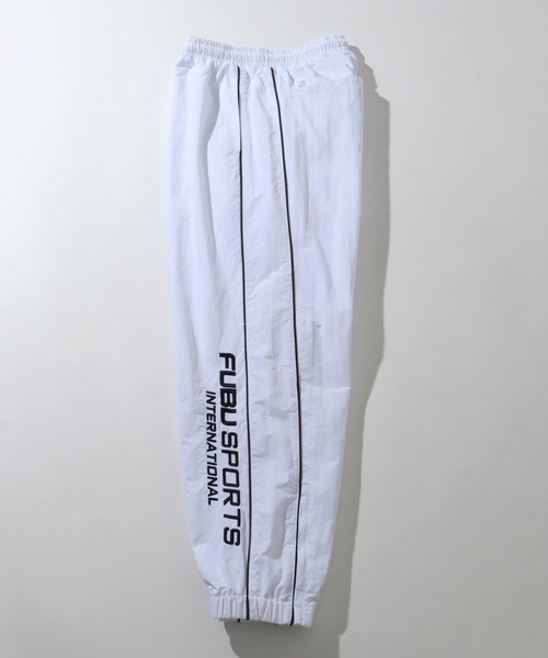 FUBU（ フブ）の「【FUBU/フブ】 Nylon Track Pants / ナイロン トラック パンツ（その他パンツ・メンズ・ブラック/チャコールグレー/ホワイト・M/L/XL）」の7枚目の写真