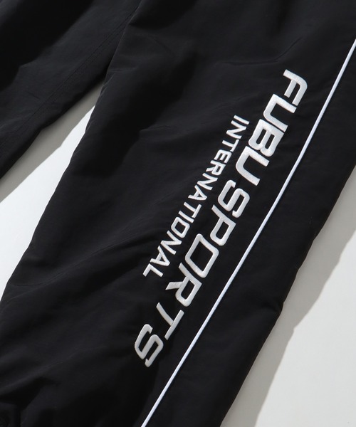 FUBU（ フブ）の「【FUBU/フブ】 Nylon Track Pants / ナイロン トラック パンツ（その他パンツ・メンズ・ブラック/チャコールグレー/ホワイト・M/L/XL）」の15枚目の写真