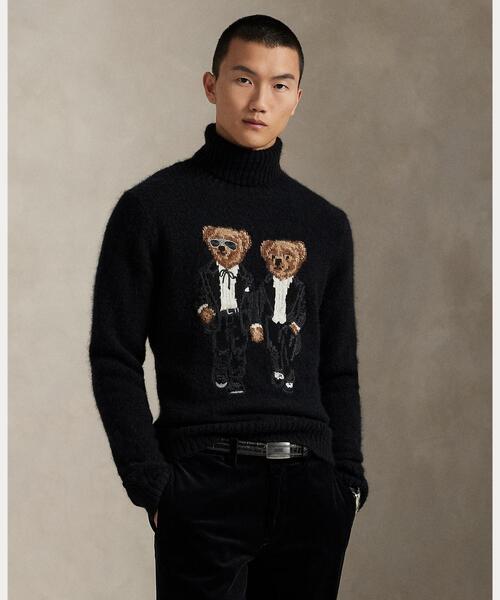 POLORalphLauren ポロベアタキシード カシミヤ カシミア混ニット Ralph & Ricky タキシード ベア セーター（ニット/セーター