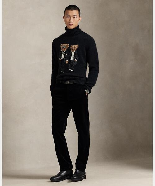T*o様 POLO RALPH LAUREN タキシード ポロベアニット ブラッ 楽天市場】ポロ ラルフローレン ポロベア ニットキャップ ニット
