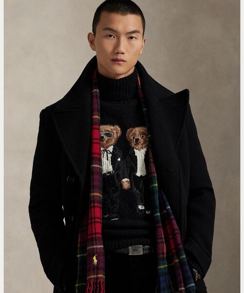 POLORalphLauren ポロベアタキシード カシミヤ カシミア混ニット ポロラルフローレン】ニット カシミヤ混 ポロベア タキシード 黒