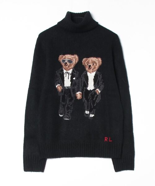 T*o様 POLO RALPH LAUREN タキシード ポロベアニット ブラッ 楽天市場】ラルフローレン POLO Ralph Lauren ポロベアー