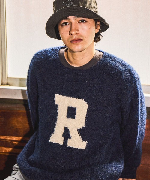 チャンキーロゴニットプルオーバー（ニット/セーター）｜niko and