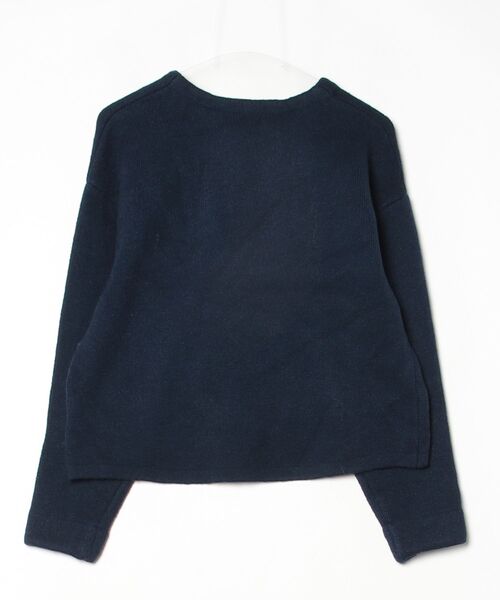 HARUYAMA(ハルヤマ)の「【WEB限定】 ダブルフェイスプルオーバー FURRY(ニット/セーター・レディース・チャコールグレー/ネイビー/ベージュ・F)」の4枚目の写真