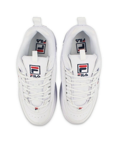 FILA(フィラ)の「FILA DISRUPTOR II WEDGE / FILA DISRUPTOR II WEDGE / WFW22044-125(スニーカー・レディース・ホワイト・25cm/24.5cm/24cm/23.5cm/23cm/22.5cm)」の2枚目の写真