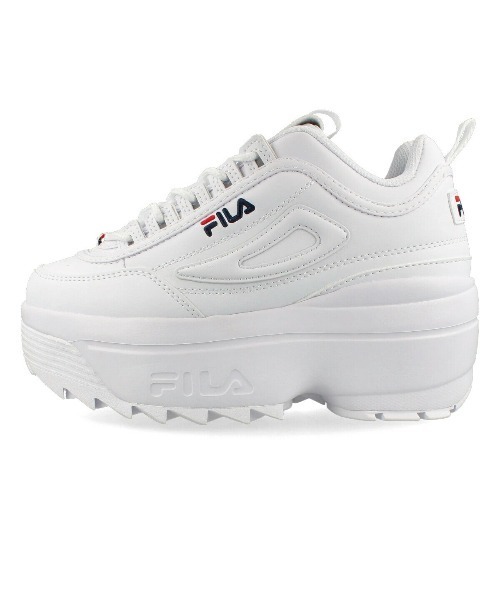 FILA(フィラ)の「FILA DISRUPTOR II WEDGE / FILA DISRUPTOR II WEDGE / WFW22044-125(スニーカー・レディース・ホワイト・25cm/24.5cm/24cm/23.5cm/23cm/22.5cm)」の4枚目の写真