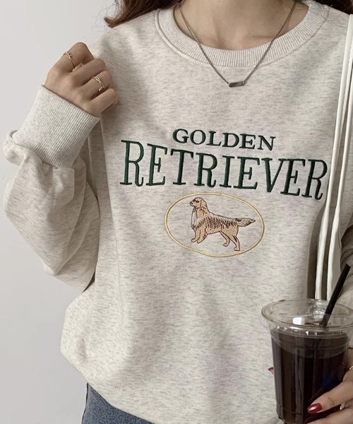 Teem Store(チームストア)の「【裏起毛】アニマルプリントビッグシルエットスウェット(スウェット・レディース・グレー/ネイビー/ライトグレー・L/M)」の5枚目の写真
