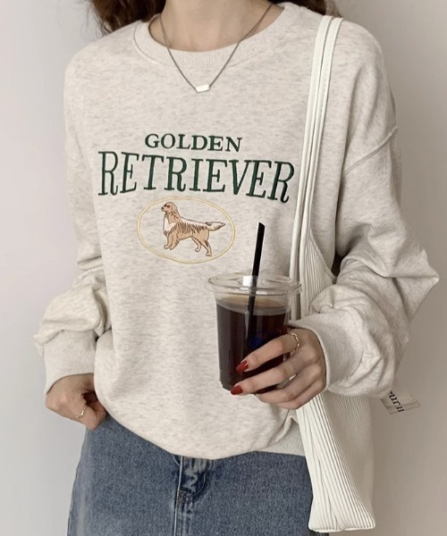 Teem Store(チームストア)の「【裏起毛】アニマルプリントビッグシルエットスウェット(スウェット・レディース・グレー/ネイビー/ライトグレー・L/M)」の12枚目の写真