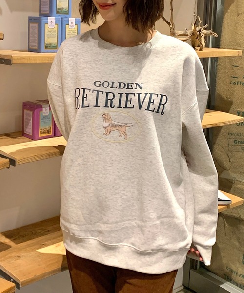 Teem Store(チームストア)の「【裏起毛】アニマルプリントビッグシルエットスウェット(スウェット・レディース・グレー/ネイビー/ライトグレー・L/M)」の22枚目の写真