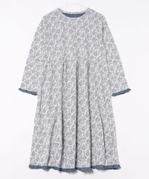 KID BLUE(キッドブルー)のキッドブルー -25接結フラワーJQ -長袖ナイティ -KNCL538 -kidblue(ルームワンピース)