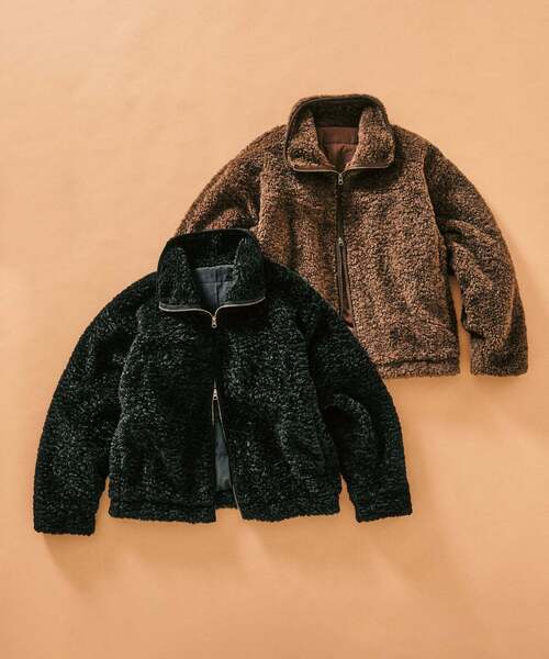 Curlboa ボアフリースブルゾン（その他アウター）｜417 EDIFICE