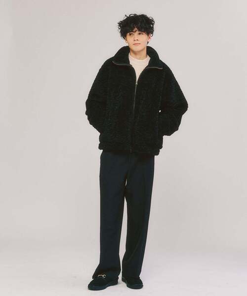 セール】Curlboa ボアフリースブルゾン（その他アウター）｜417