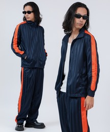 メンズのセットアップ（ブルー・ネイビー/青色系・ジャージ