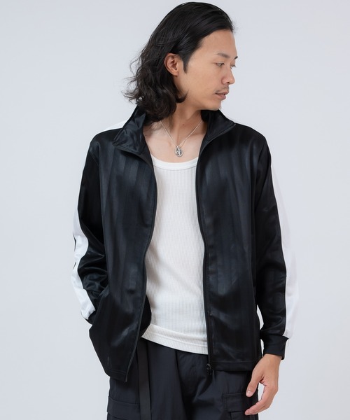 improves（インプローブス）の「シャドーストライプ サイドライン ジャージ トラックジャケット ＆ トラックパンツ（セットアップ・メンズ・ブラック/ネイビー/ネイビー系1/ネイビー系/ブラック系・LARGE/MEDIUM/X-LARGE）」の7枚目の写真