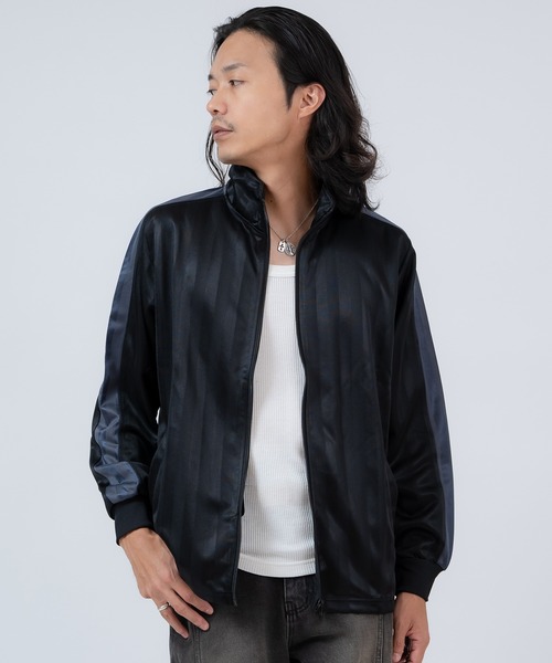 improves（インプローブス）の「シャドーストライプ サイドライン ジャージ トラックジャケット ＆ トラックパンツ（セットアップ・メンズ・ブラック/ネイビー/ネイビー系1/ネイビー系/ブラック系・LARGE/MEDIUM/X-LARGE）」の13枚目の写真