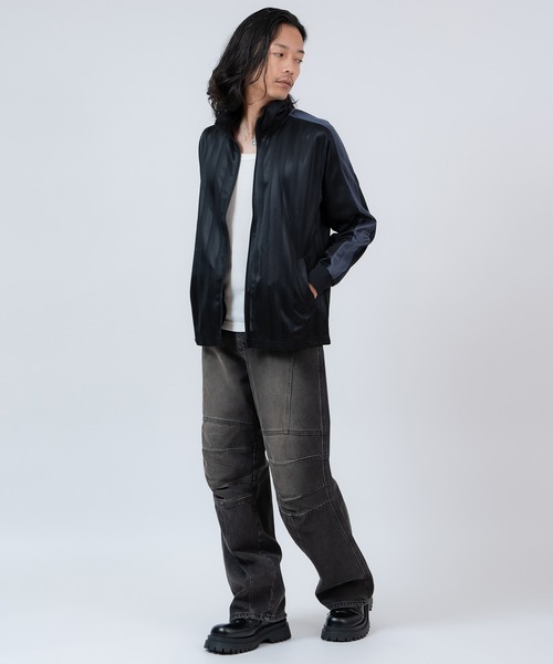 improves（インプローブス）の「シャドーストライプ サイドライン ジャージ トラックジャケット ＆ トラックパンツ（セットアップ・メンズ・ブラック/ネイビー/ネイビー系1/ネイビー系/ブラック系・LARGE/MEDIUM/X-LARGE）」の17枚目の写真