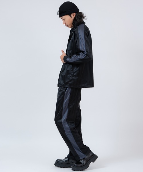 improves（インプローブス）の「シャドーストライプ サイドライン ジャージ トラックジャケット ＆ トラックパンツ（セットアップ・メンズ・ブラック/ネイビー/ネイビー系1/ネイビー系/ブラック系・LARGE/MEDIUM/X-LARGE）」の19枚目の写真