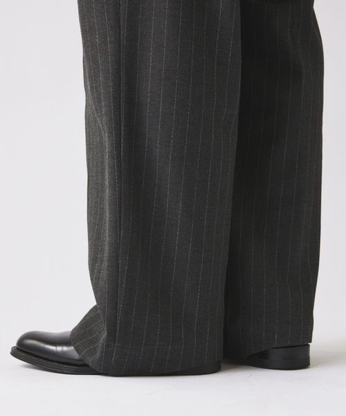 ヒールカット ルーズ ストライプ スラックス（スラックス）｜JOURNAL