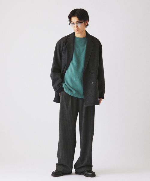 ヒールカット ルーズ ストライプ スラックス（スラックス）｜JOURNAL