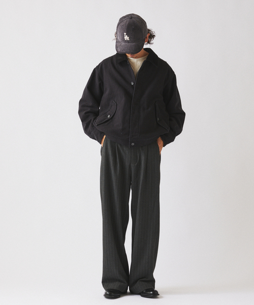 ヒールカット ルーズ ストライプ スラックス（スラックス）｜JOURNAL