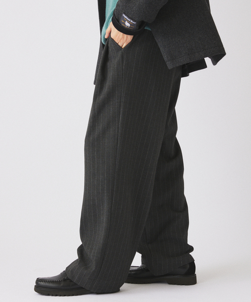 ヒールカット ルーズ ストライプ スラックス（スラックス）｜JOURNAL