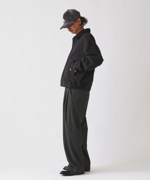 JOURNAL STANDARD relume(ジャーナルスタンダード レリューム)の「ヒールカット ルーズ ストライプ スラックス(スラックス・メンズ・チャコールグレー/ブラウン・LARGE/MEDIUM/SMALL)」の11枚目の写真