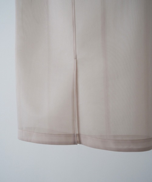 anuke（アンヌーク）の「Sheer Knit Skirt（スカート・レディース・ブラック/アイボリー・FREE）」の14枚目の写真