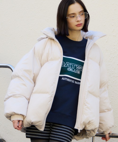 SLY（スライ）の「TUCK SLEEVE CROP B-3 ジャケット/タックスリーブ