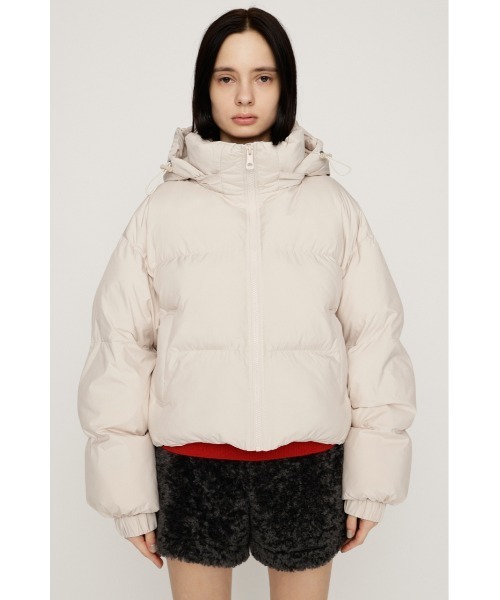 SLY（スライ）の「2WAY PUFFER BZ 2ウェイ パッファーブルゾン 秋服 冬服（ブルゾン・レディース・アイボリー/ブラック/マルチ・1/2）」の9枚目の写真