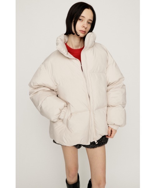 SLY（スライ）の「2WAY PUFFER BZ 2ウェイ パッファーブルゾン 秋服 冬服（ブルゾン・レディース・アイボリー/ブラック/マルチ・1/2）」の11枚目の写真