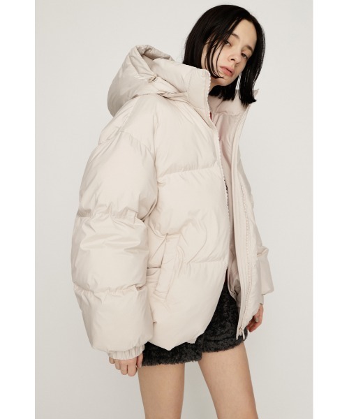 SLY（スライ）の「2WAY PUFFER BZ 2ウェイ パッファーブルゾン 秋服 冬服（ブルゾン・レディース・アイボリー/ブラック/マルチ・1/2）」の14枚目の写真