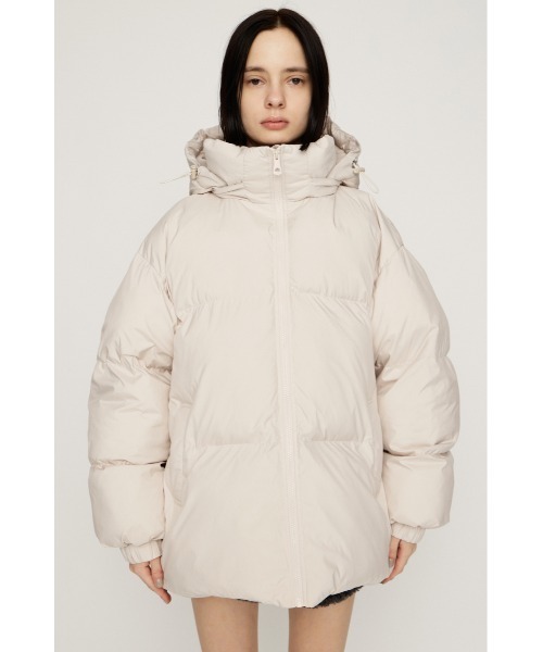 SLY（スライ）の「2WAY PUFFER BZ 2ウェイ パッファーブルゾン 秋服 冬服（ブルゾン・レディース・アイボリー/ブラック/マルチ・1/2）」の15枚目の写真