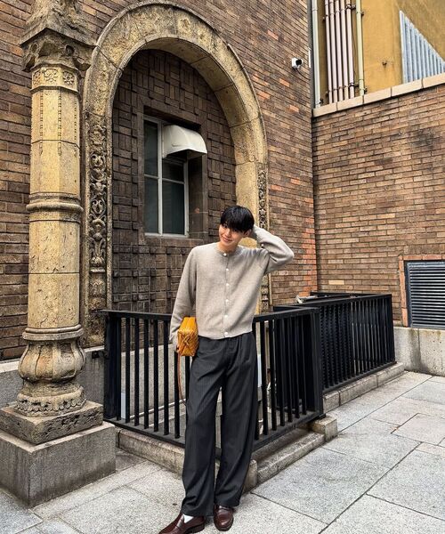Millo Archive（ミロ アーカイブ）の「リフレクトストライプパンツ[チャコール]（スラックス・メンズ・その他・SMALL/MEDIUM/LARGE/X-LARGE）」の12枚目の写真