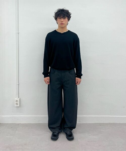 Millo Archive（ミロ アーカイブ）の「リフレクトストライプパンツ[チャコール]（スラックス・メンズ・その他・SMALL/MEDIUM/LARGE/X-LARGE）」の18枚目の写真