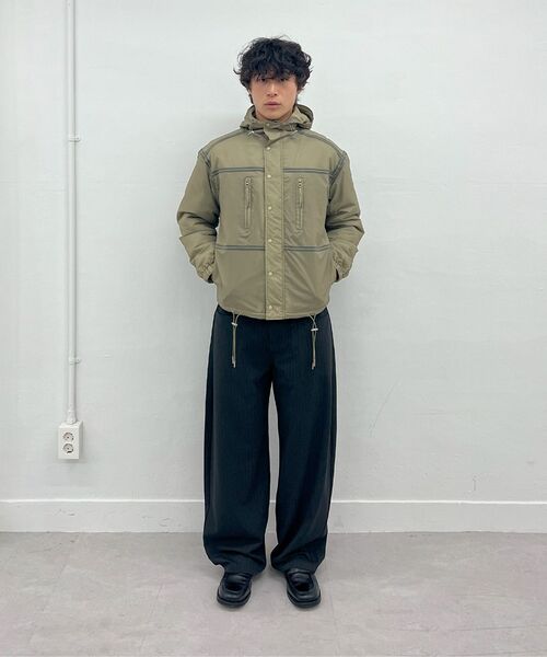 Millo Archive（ミロ アーカイブ）の「リフレクトストライプパンツ[チャコール]（スラックス・メンズ・その他・SMALL/MEDIUM/LARGE/X-LARGE）」の21枚目の写真
