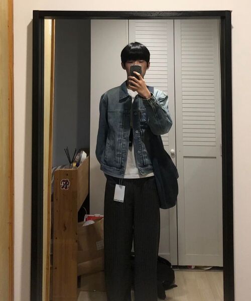 Millo Archive（ミロ アーカイブ）の「リフレクトストライプパンツ[チャコール]（スラックス・メンズ・その他・SMALL/MEDIUM/LARGE/X-LARGE）」の22枚目の写真