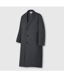 LEMAIN SECOND | WOOL BLEND OVERFIT SINGLE COAT [CHARCOAL](チェスターコート)