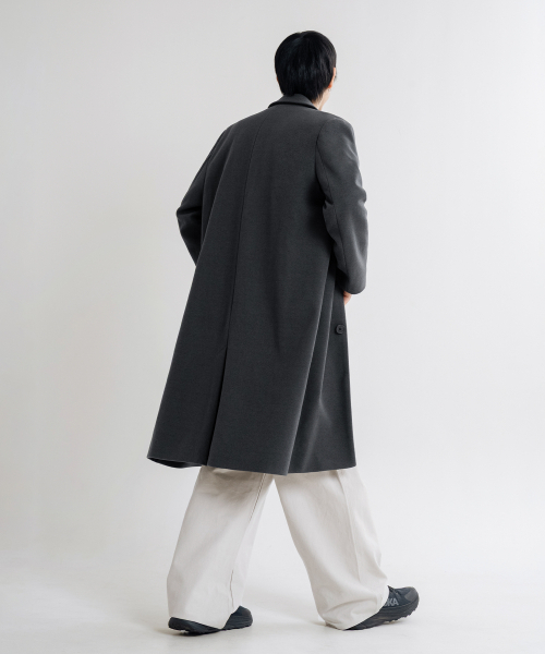 LEMAIN SECOND（リメインセカンド）の「WOOL BLEND OVERFIT SINGLE COAT [CHARCOAL]（チェスターコート・メンズ・その他・MEDIUM/LARGE/X-LARGE）」の3枚目の写真