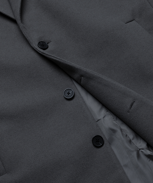 LEMAIN SECOND（リメインセカンド）の「WOOL BLEND OVERFIT SINGLE COAT [CHARCOAL]（チェスターコート・メンズ・その他・MEDIUM/LARGE/X-LARGE）」の8枚目の写真