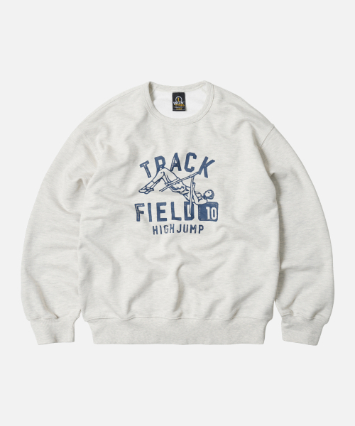 FRIZMWORKS(フリズムワークス)の「T&F HIGH JUMP SWEATSHIRT _ OATMEAL(スウェット・メンズ・その他・MEDIUM/LARGE/SMALL/X-LARGE)」の1枚目の写真