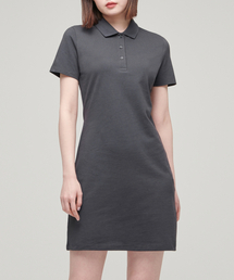 MUSINSA STANDARD WOMAN（ムシンサスタンダードウーマン）の「[COOLTANDARD] WOMENS PIQUE POLO DRESS_DARK GRAY（ワンピース）」