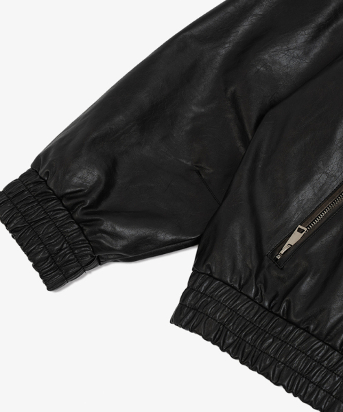 UNDEROFF(アンダーオフ)の「グロッシービンテージレザージャケットブラウン(その他アウター・メンズ・ブラウン・MEDIUM/LARGE/X-LARGE)」の6枚目の写真