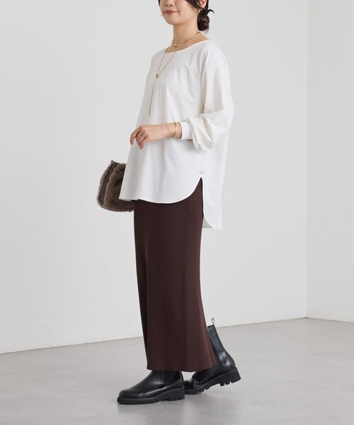 【着回し力抜群】キュプラカットプルオーバー　リヴドロワ 予約【着回し力抜群】キュプラカットプルオーバー | RIVE DROITE