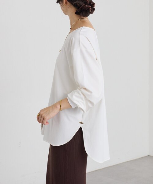 予約【着回し力抜群】キュプラカットプルオーバー（Tシャツ/カットソー