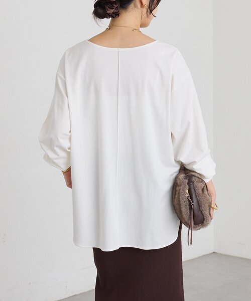 予約【着回し力抜群】キュプラカットプルオーバー（Tシャツ/カットソー