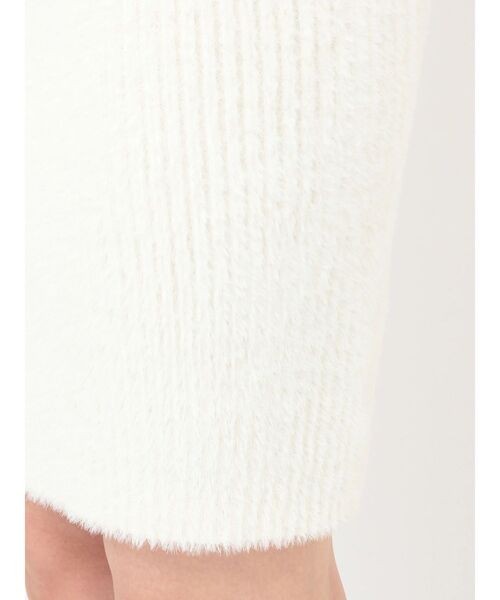 EATME（イートミー）の「ニットベアワンピース&ファートリムボレロセット（ワンピース・レディース・オフホワイト/グレー/ブラック・FREE）」の7枚目の写真