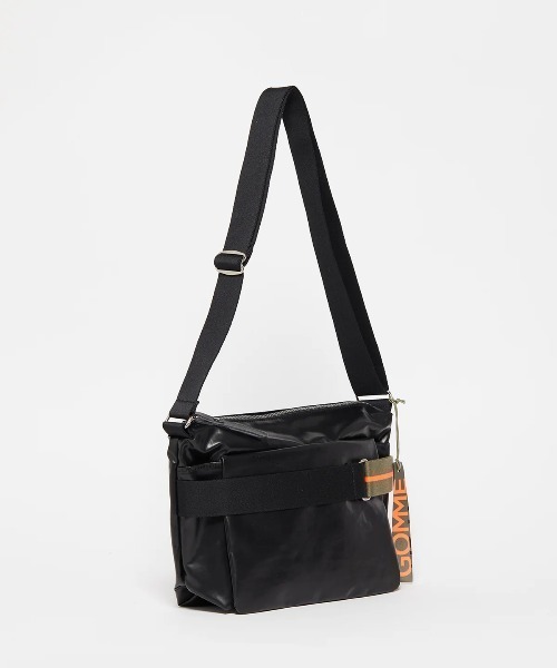 Jack Gomme(ジャックゴム)の「【JACK GOMME】ショルダーバッグ メッセンジャーバッグ RIGA Sac besace(ショルダーバッグ・メンズ・ベージュ/ブラック・FREE)」の11枚目の写真