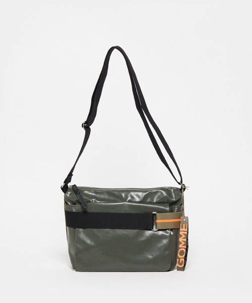 Jack Gomme(ジャックゴム)の「【JACK GOMME】ショルダーバッグ メッセンジャーバッグ RIGA Sac besace(ショルダーバッグ・メンズ・ベージュ/ブラック・FREE)」の20枚目の写真