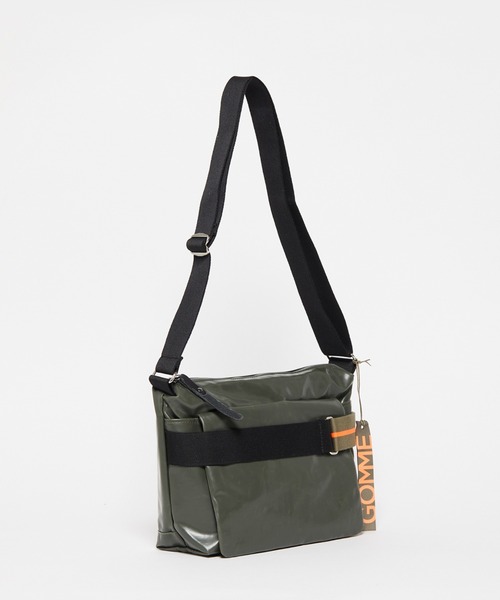 Jack Gomme(ジャックゴム)の「【JACK GOMME】ショルダーバッグ メッセンジャーバッグ RIGA Sac besace(ショルダーバッグ・メンズ・ベージュ/ブラック・FREE)」の18枚目の写真